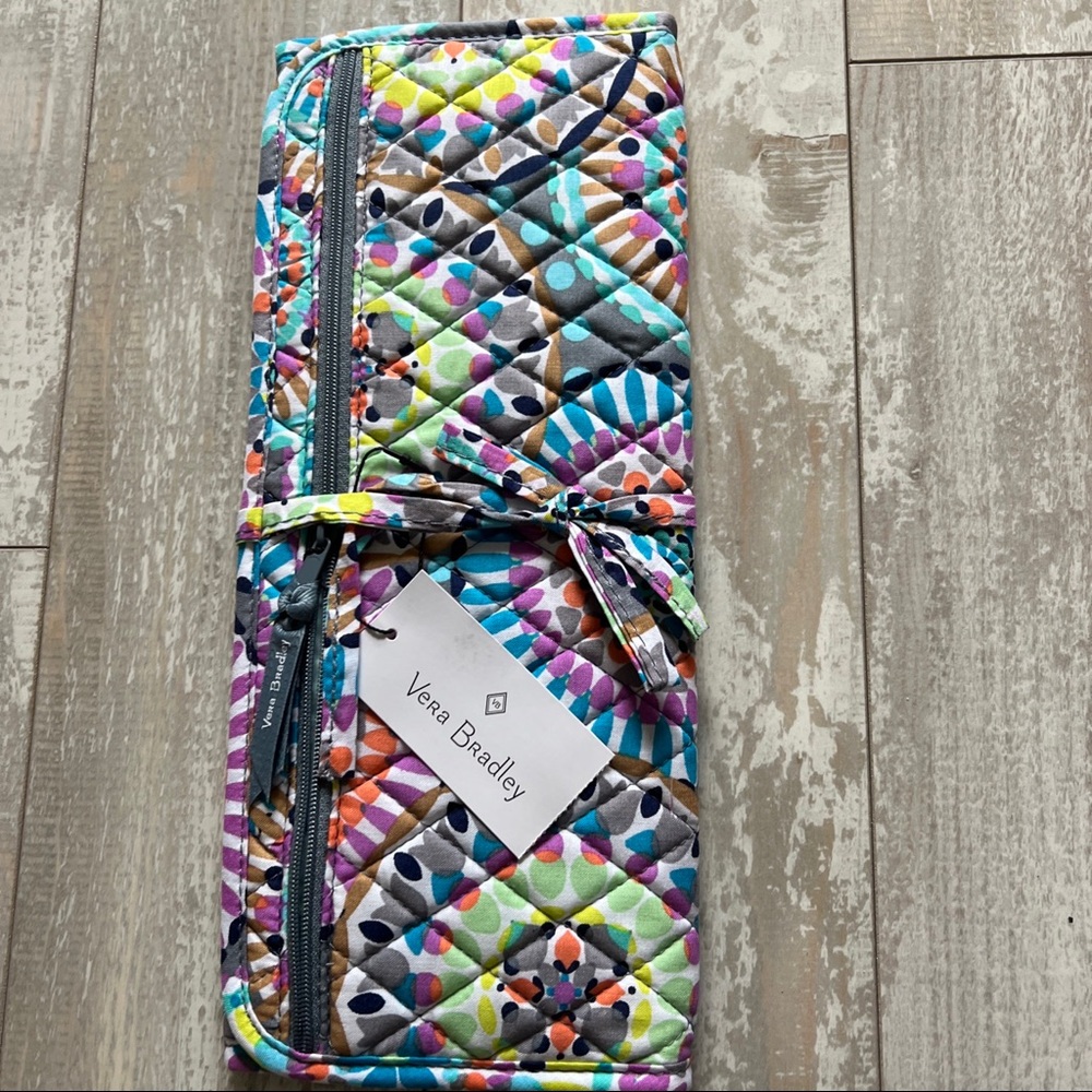 Vera Bradley Curling & Flat Iron Cover Travel Bag Case~medallion NWT    …